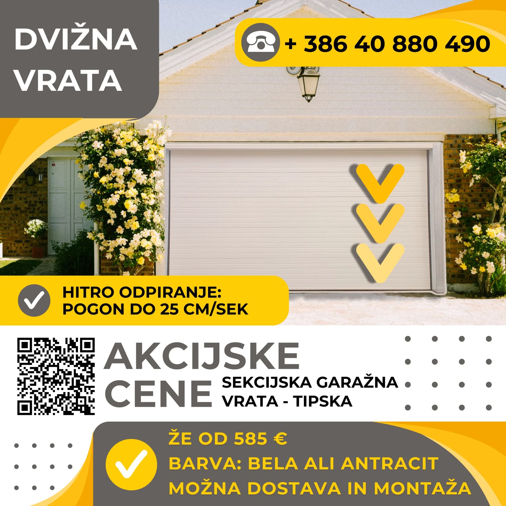 dvokrilna garažna vrata